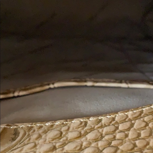 BRAHMIN NWT GOLD CREAM LEATHER BACKPACK - Picture 12 of 14